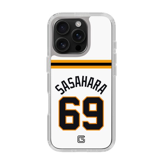 スリムプロテクションケース［ 読売ジャイアンツ - #69 SASAHARA - ホーム ］