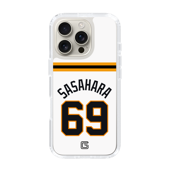 スリムプロテクションケース［ 読売ジャイアンツ - #69 SASAHARA - ホーム ］