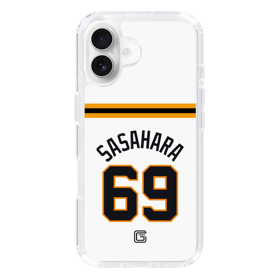 スリムプロテクションケース［ 読売ジャイアンツ - #69 SASAHARA - ホーム ］