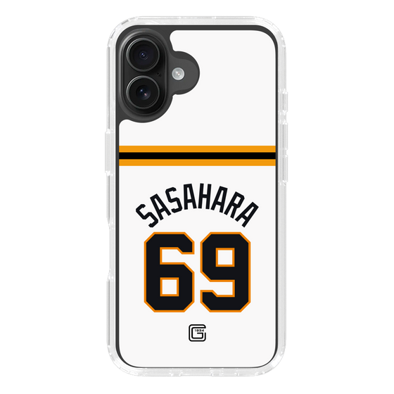 スリムプロテクションケース［ 読売ジャイアンツ - #69 SASAHARA - ホーム ］