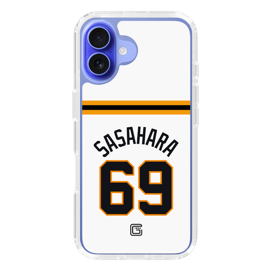 スリムプロテクションケース［ 読売ジャイアンツ - #69 SASAHARA - ホーム ］