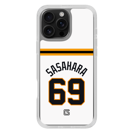 スリムプロテクションケース［ 読売ジャイアンツ - #69 SASAHARA - ホーム ］