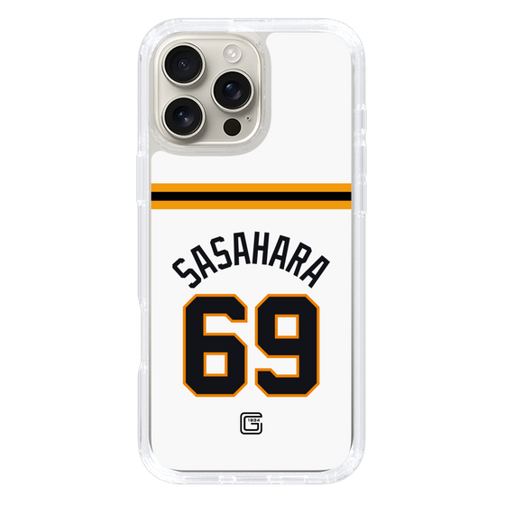 スリムプロテクションケース［ 読売ジャイアンツ - #69 SASAHARA - ホーム ］