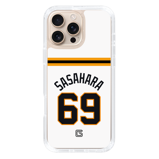 スリムプロテクションケース［ 読売ジャイアンツ - #69 SASAHARA - ホーム ］