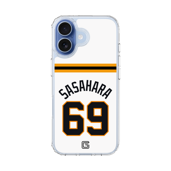 スリムプロテクションケース［ 読売ジャイアンツ - #69 SASAHARA - ホーム ］