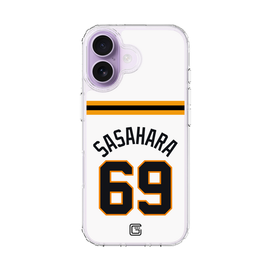 スリムプロテクションケース［ 読売ジャイアンツ - #69 SASAHARA - ホーム ］