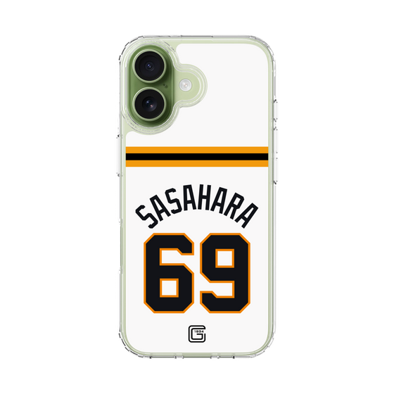 スリムプロテクションケース［ 読売ジャイアンツ - #69 SASAHARA - ホーム ］