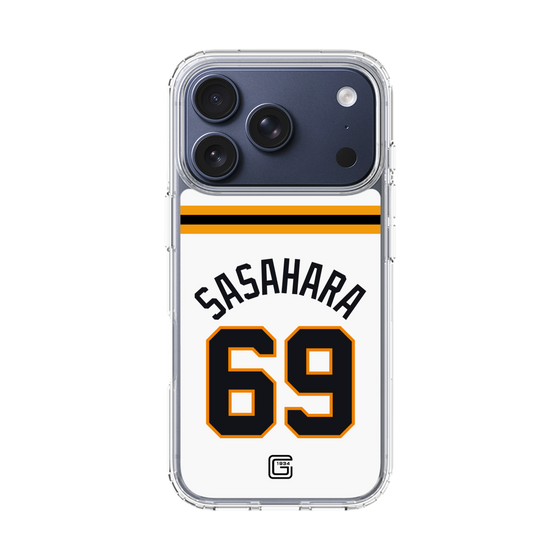 スリムプロテクションケース［ 読売ジャイアンツ - #69 SASAHARA - ホーム ］