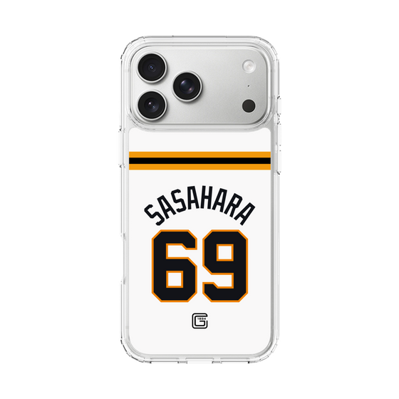 スリムプロテクションケース［ 読売ジャイアンツ - #69 SASAHARA - ホーム ］