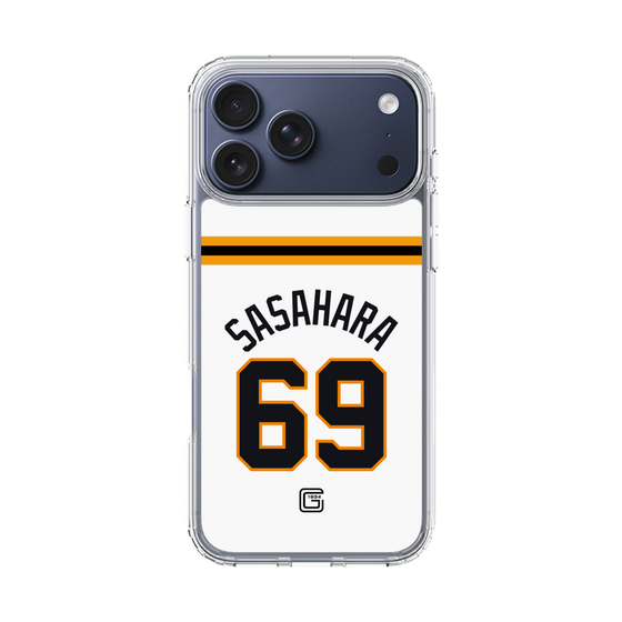 スリムプロテクションケース［ 読売ジャイアンツ - #69 SASAHARA - ホーム ］