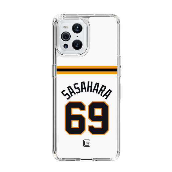 スリムプロテクションケース［ 読売ジャイアンツ - #69 SASAHARA - ホーム ］