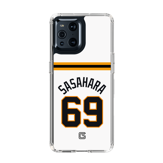 スリムプロテクションケース［ 読売ジャイアンツ - #69 SASAHARA - ホーム ］