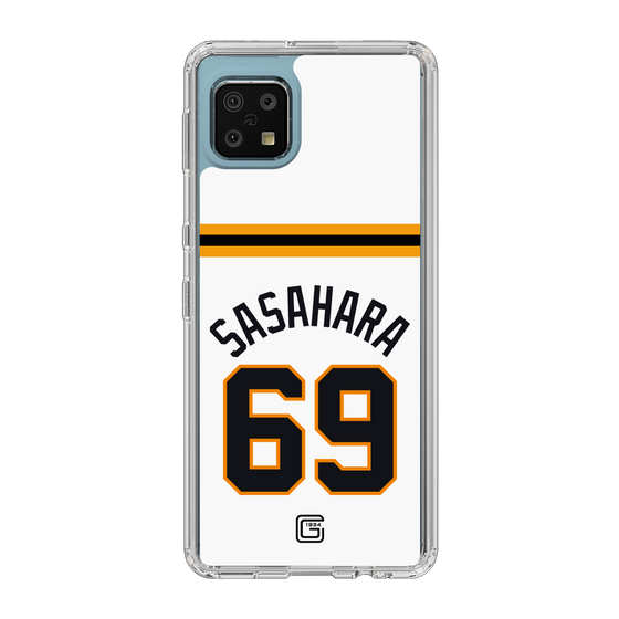 スリムプロテクションケース［ 読売ジャイアンツ - #69 SASAHARA - ホーム ］