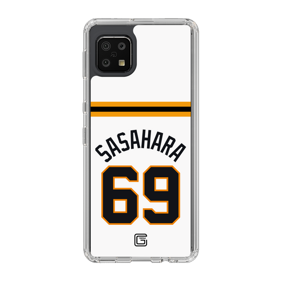 スリムプロテクションケース［ 読売ジャイアンツ - #69 SASAHARA - ホーム ］