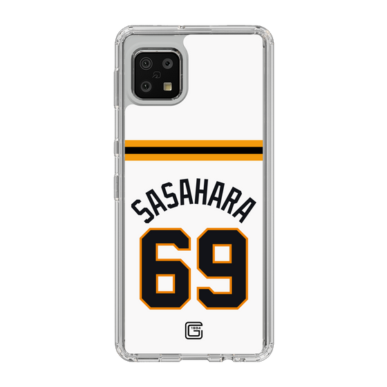 スリムプロテクションケース［ 読売ジャイアンツ - #69 SASAHARA - ホーム ］