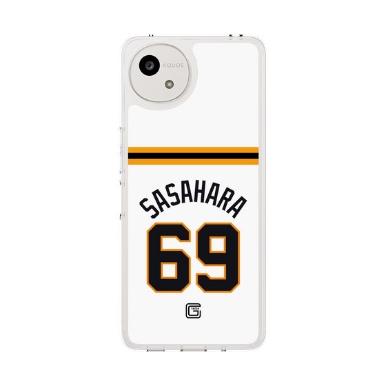 スリムプロテクションケース［ 読売ジャイアンツ - #69 SASAHARA - ホーム ］