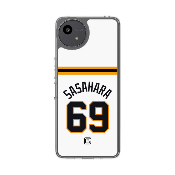 スリムプロテクションケース［ 読売ジャイアンツ - #69 SASAHARA - ホーム ］