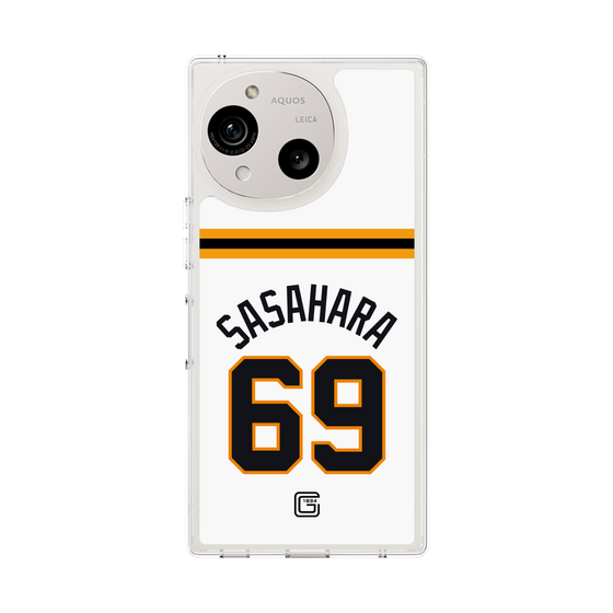 スリムプロテクションケース［ 読売ジャイアンツ - #69 SASAHARA - ホーム ］
