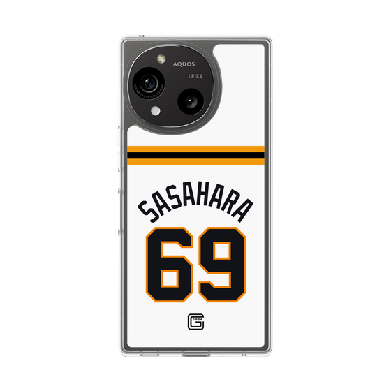スリムプロテクションケース［ 読売ジャイアンツ - #69 SASAHARA - ホーム ］