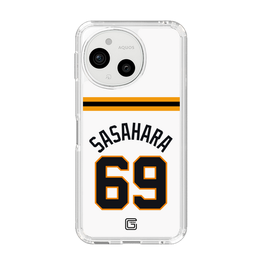 スリムプロテクションケース［ 読売ジャイアンツ - #69 SASAHARA - ホーム ］