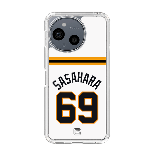 スリムプロテクションケース［ 読売ジャイアンツ - #69 SASAHARA - ホーム ］