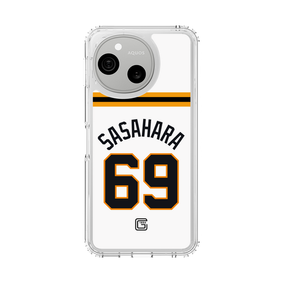 スリムプロテクションケース［ 読売ジャイアンツ - #69 SASAHARA - ホーム ］