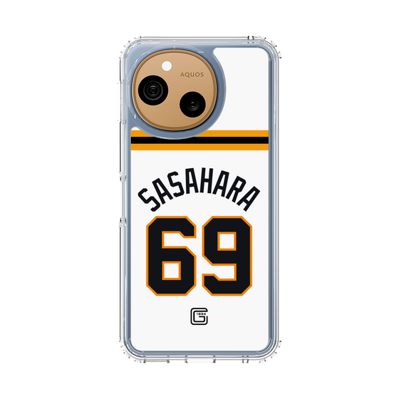スリムプロテクションケース［ 読売ジャイアンツ - #69 SASAHARA - ホーム ］