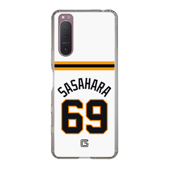 スリムプロテクションケース［ 読売ジャイアンツ - #69 SASAHARA - ホーム ］