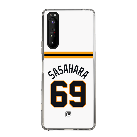 スリムプロテクションケース［ 読売ジャイアンツ - #69 SASAHARA - ホーム ］
