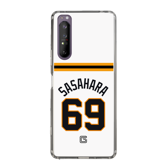 スリムプロテクションケース［ 読売ジャイアンツ - #69 SASAHARA - ホーム ］