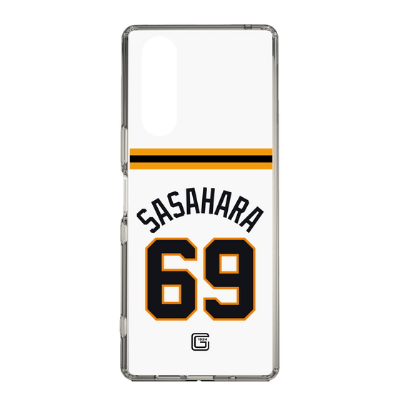 スリムプロテクションケース［ 読売ジャイアンツ - #69 SASAHARA - ホーム ］