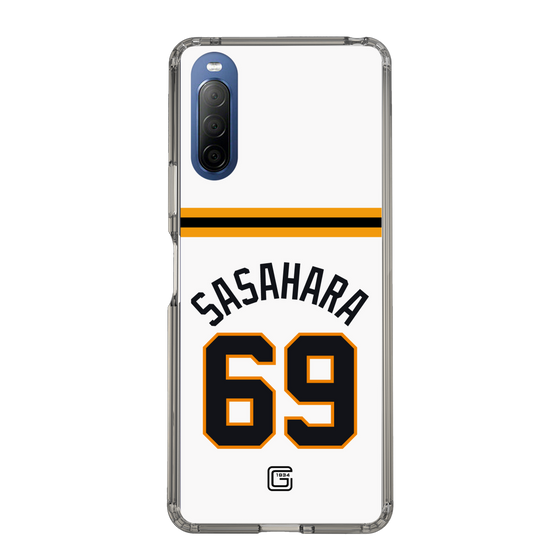 スリムプロテクションケース［ 読売ジャイアンツ - #69 SASAHARA - ホーム ］