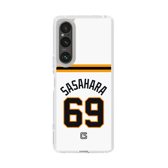 スリムプロテクションケース［ 読売ジャイアンツ - #69 SASAHARA - ホーム ］