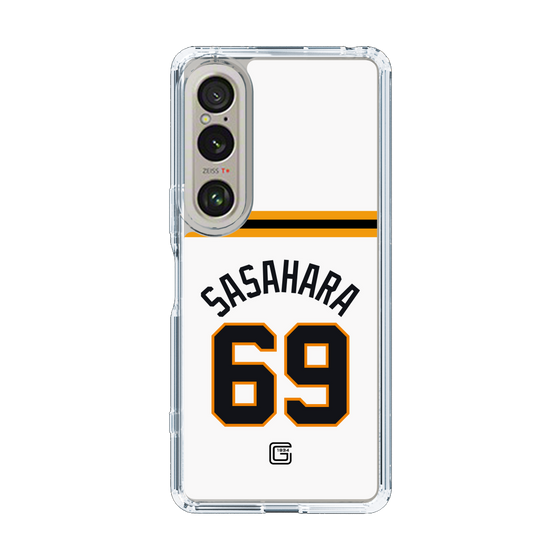 スリムプロテクションケース［ 読売ジャイアンツ - #69 SASAHARA - ホーム ］