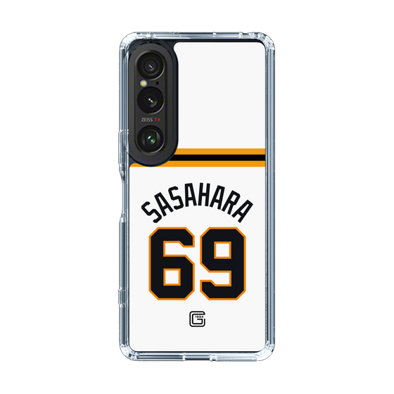 スリムプロテクションケース［ 読売ジャイアンツ - #69 SASAHARA - ホーム ］
