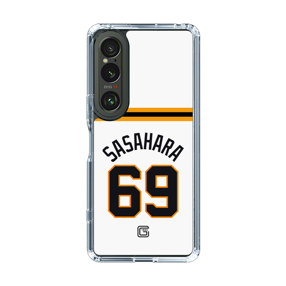 スリムプロテクションケース［ 読売ジャイアンツ - #69 SASAHARA - ホーム ］