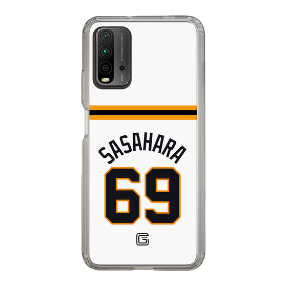 スリムプロテクションケース［ 読売ジャイアンツ - #69 SASAHARA - ホーム ］