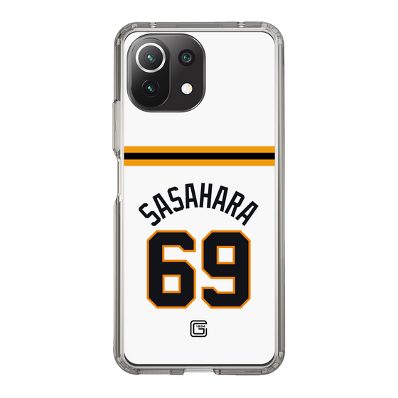 スリムプロテクションケース［ 読売ジャイアンツ - #69 SASAHARA - ホーム ］