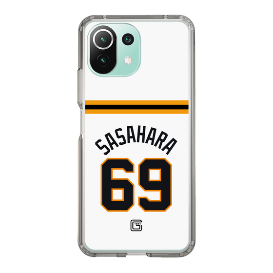 スリムプロテクションケース［ 読売ジャイアンツ - #69 SASAHARA - ホーム ］
