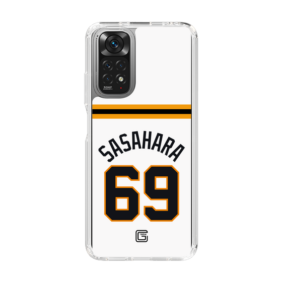 スリムプロテクションケース［ 読売ジャイアンツ - #69 SASAHARA - ホーム ］