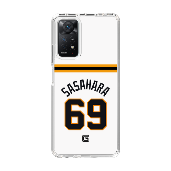 スリムプロテクションケース［ 読売ジャイアンツ - #69 SASAHARA - ホーム ］