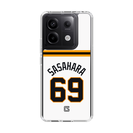 スリムプロテクションケース［ 読売ジャイアンツ - #69 SASAHARA - ホーム ］