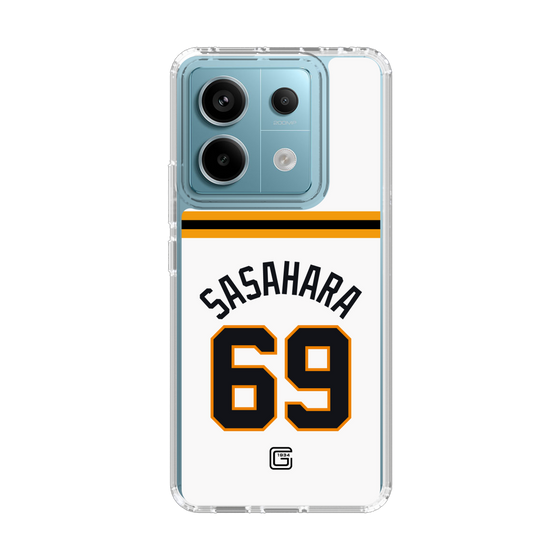 スリムプロテクションケース［ 読売ジャイアンツ - #69 SASAHARA - ホーム ］