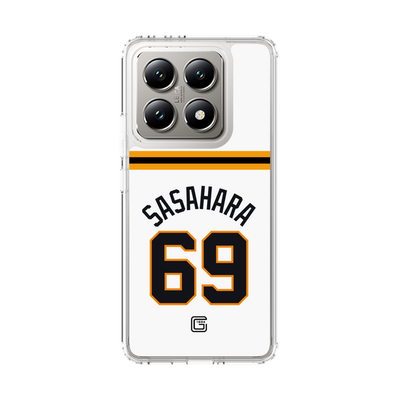 スリムプロテクションケース［ 読売ジャイアンツ - #69 SASAHARA - ホーム ］