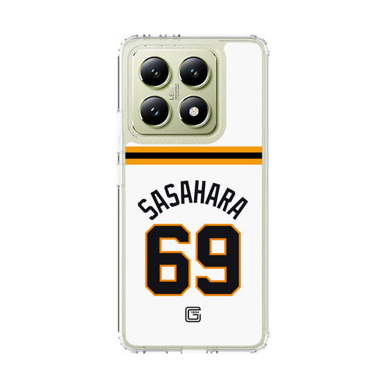 スリムプロテクションケース［ 読売ジャイアンツ - #69 SASAHARA - ホーム ］