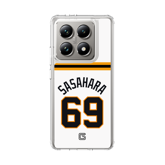スリムプロテクションケース［ 読売ジャイアンツ - #69 SASAHARA - ホーム ］