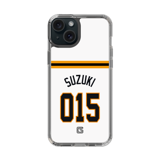 スリムプロテクションケース［ 読売ジャイアンツ - #015 SUZUKI - ホーム ］