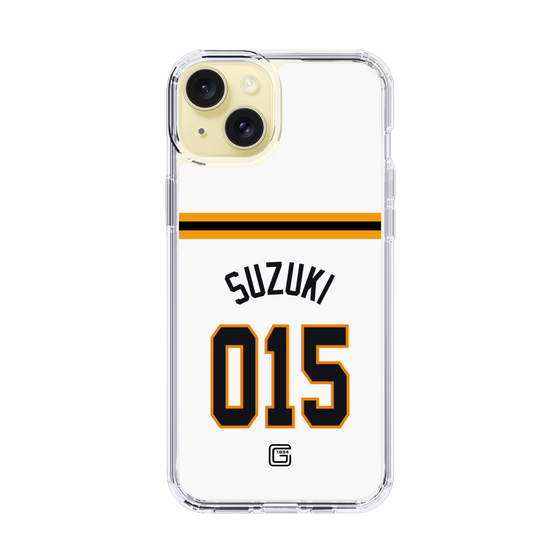 スリムプロテクションケース［ 読売ジャイアンツ - #015 SUZUKI - ホーム ］