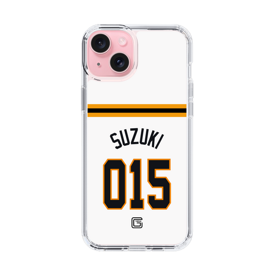 スリムプロテクションケース［ 読売ジャイアンツ - #015 SUZUKI - ホーム ］