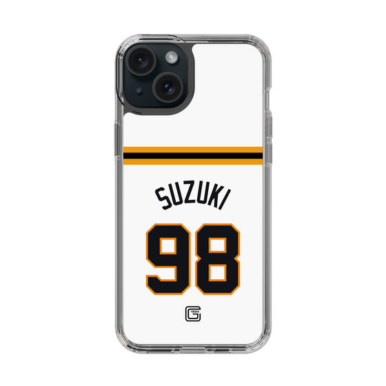 スリムプロテクションケース［ 読売ジャイアンツ - #98 SUZUKI - ホーム ］